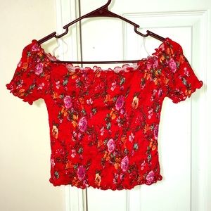 Rue21 Off the Shoulder Crop Top